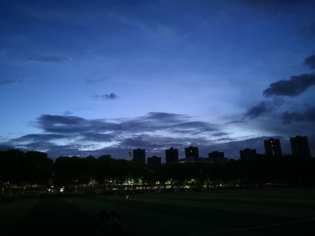 late-blue-sky 图片素材