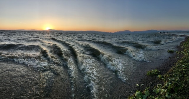 sea-sky-ocean-horizon-wave picture material