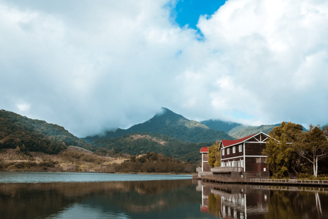 sky-water-nature-reflection-lake 图片素材