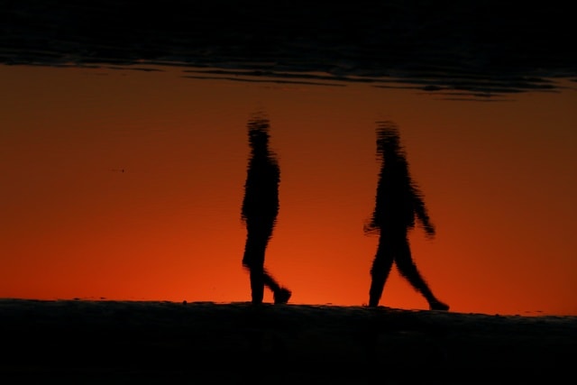 sky-sunset-silhouette-evening-sun 图片素材