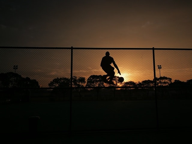 sunset-sky-light-silhouette-evening picture material