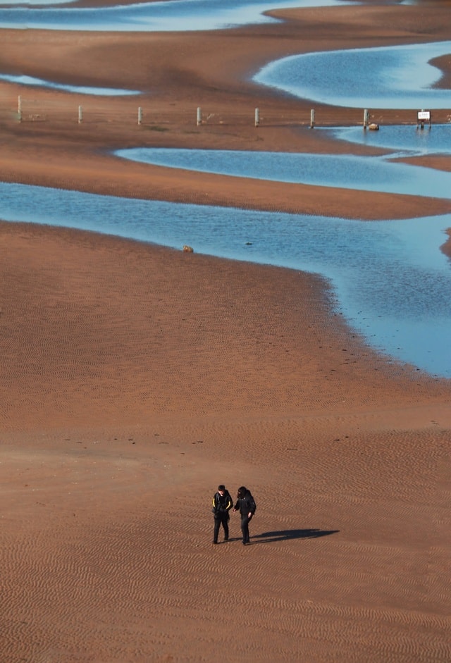 water-sand-sky-sea-landscape 图片素材