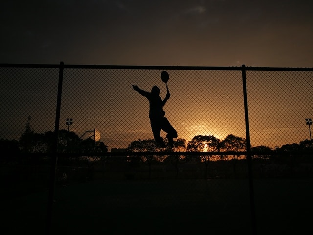 sky-sunset-silhouette-light-evening picture material