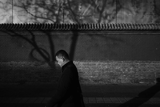 black-and-white-light-monochrome-shadow-people picture material