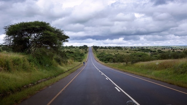 road-lane-sky-highway-asphalt picture material