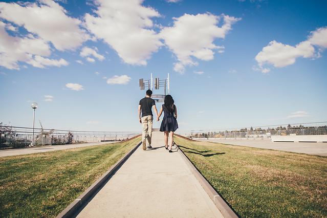 sky-cloud-road-travel-grass picture material