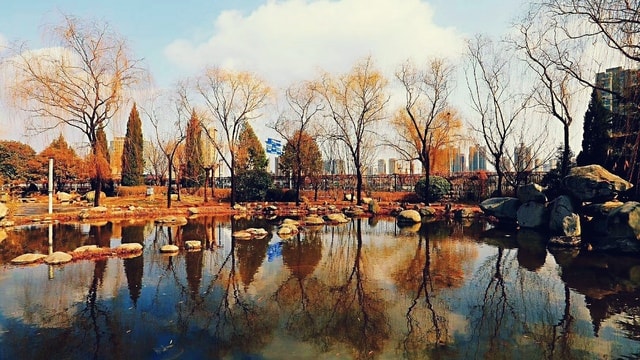 reflection-waterway-water-canal-natural-landscape 图片素材
