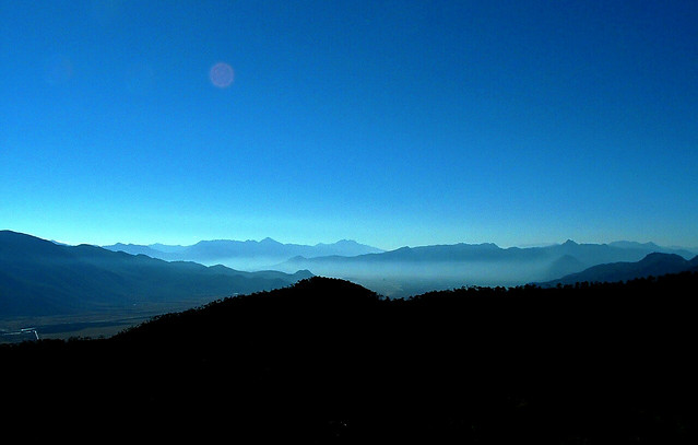 sky-mountain-dawn-tree-hill 图片素材