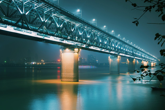 bridge-water-travel-city-river picture material