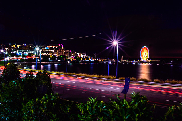 city-street-bridge-transportation-system-traffic 图片素材