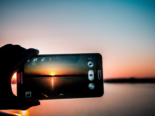 sunset-telephone-technology-no-person-sky 图片素材