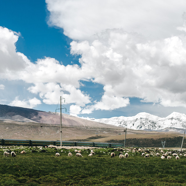landscape-mountain-sky-snow-nature 图片素材