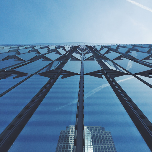 sky-city-architecture-urban-steel 图片素材