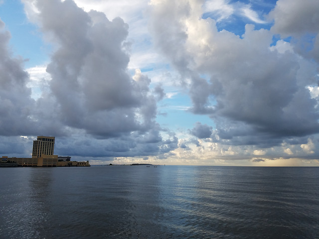 water-sky-cloud-sunset-sea 图片素材