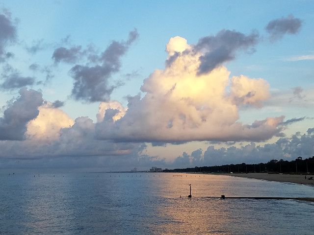 water-sky-landscape-sunset-sea 图片素材