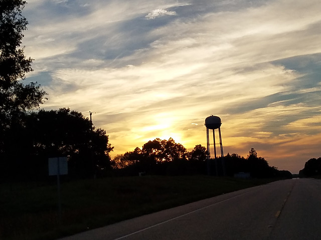 sunset-road-no-person-sky-street 图片素材