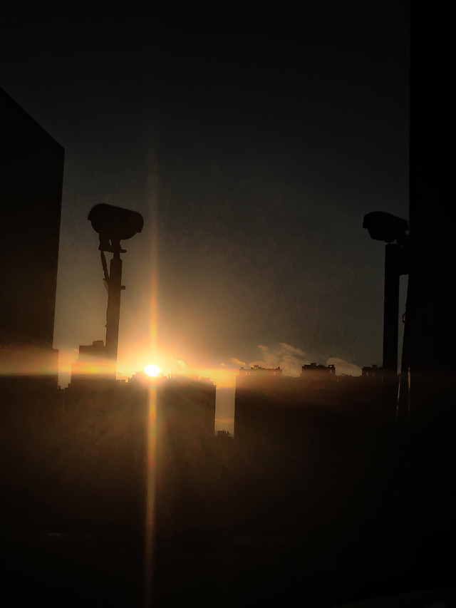 silhouette-sunset-light-backlit-sky picture material