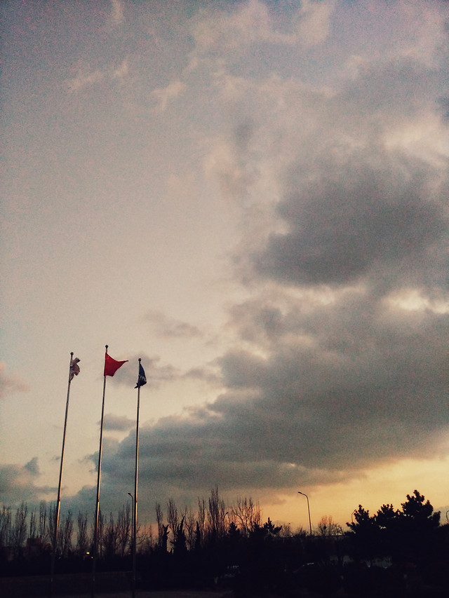 sky-landscape-storm-sunset-cloud 图片素材