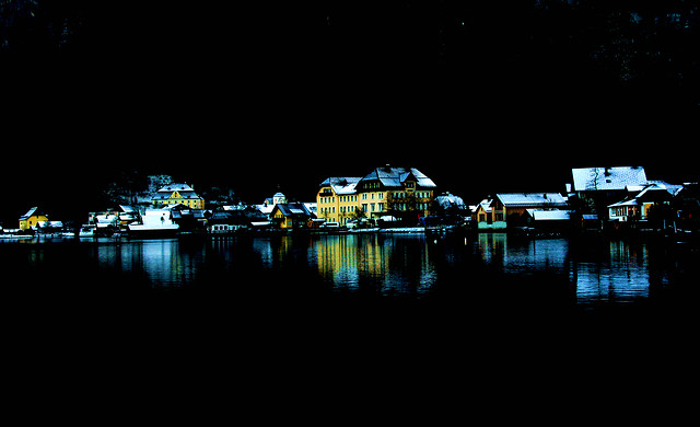 water-reflection-city-travel-night 图片素材