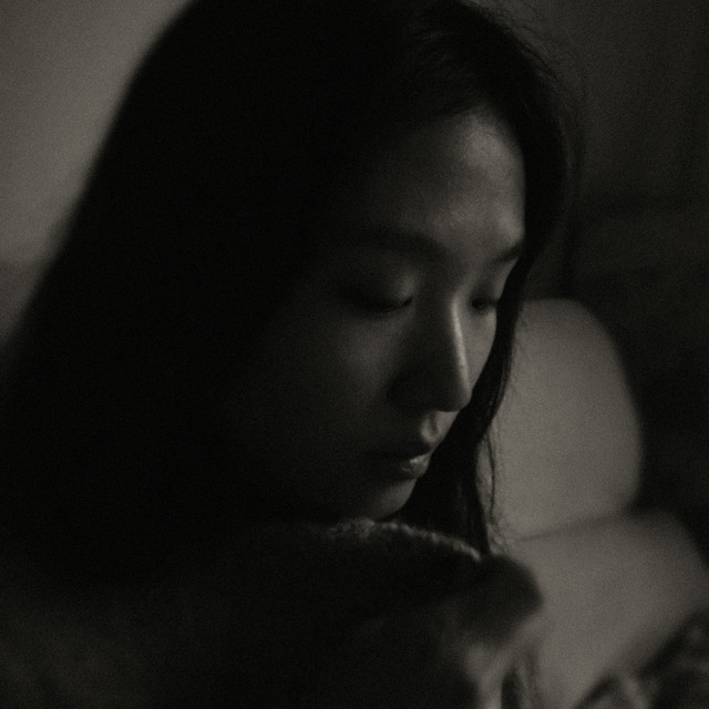 portrait-people-girl-monochrome-one 图片素材