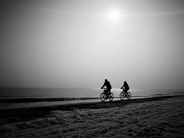 sunset-beach-sea-dawn-ocean picture material