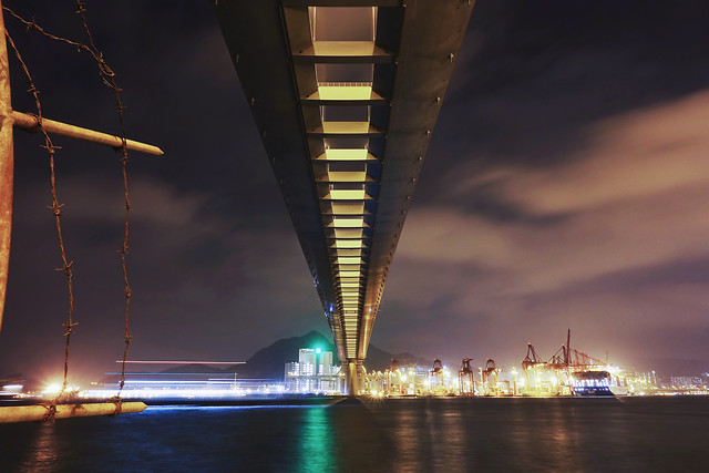 bridge-city-water-architecture-sunset picture material