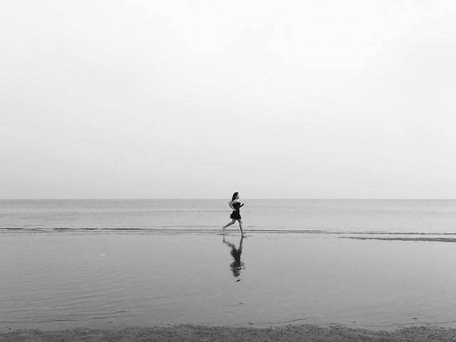 water-beach-sea-fisherman-people picture material