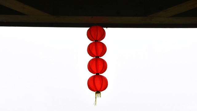 no-person-red-hanging-retro-wood 图片素材