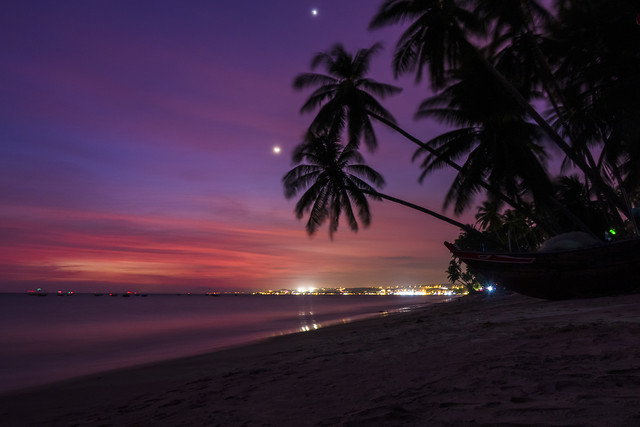 beach-sunset-ocean-seashore-sea picture material