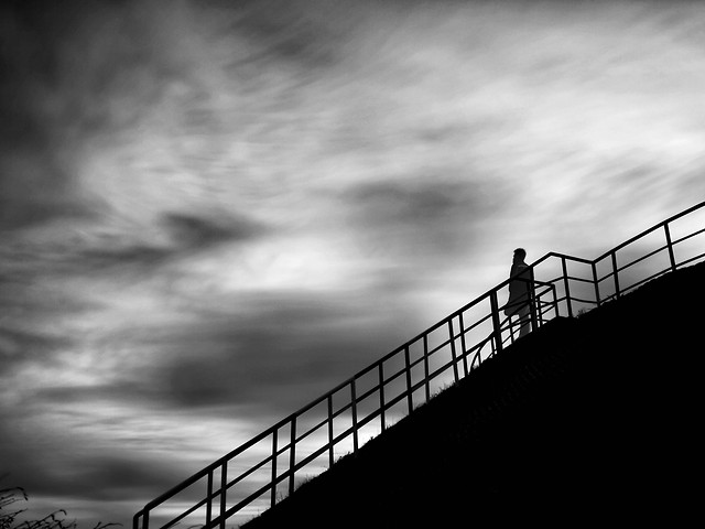 sky-monochrome-cloud-no-person-sunset 图片素材