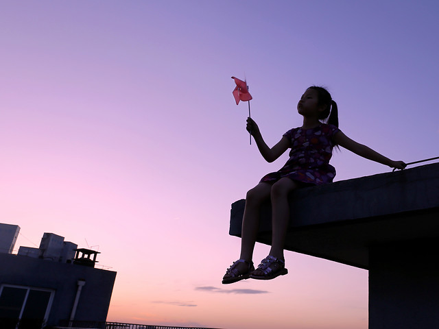 people-sky-woman-silhouette-sunset picture material