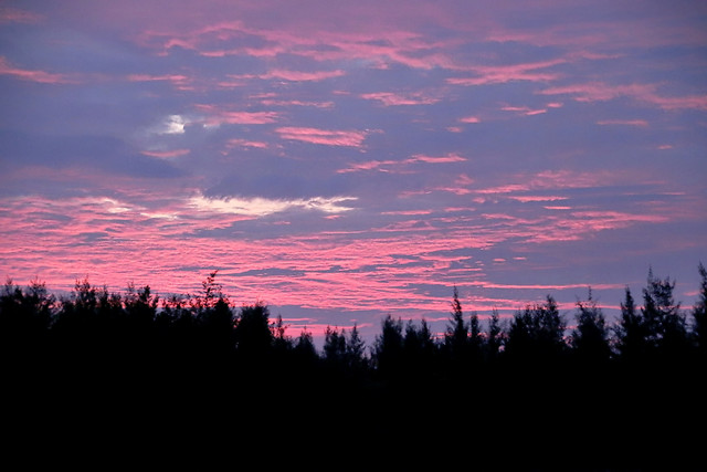 sunset-landscape-silhouette-dawn-evening picture material