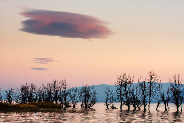 sunset-dawn-water-lake-landscape 图片素材