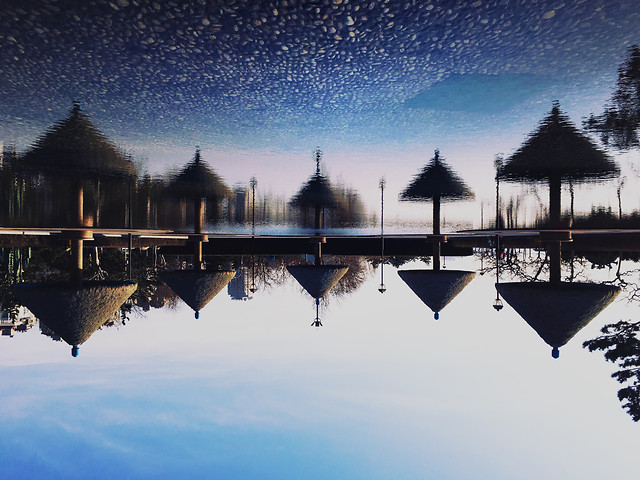 no-person-lake-water-reflection-dawn 图片素材