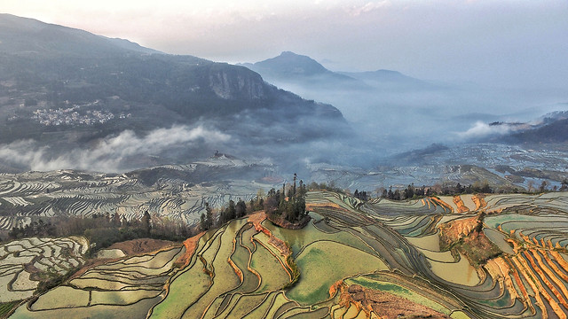 landscape-mountain-hill-nature-valley 图片素材