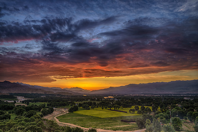 no-person-sunset-landscape-travel-sky 图片素材