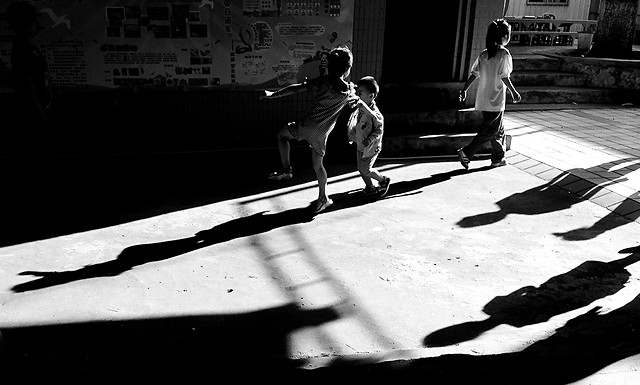 shadow-black-and-white-monochrome-light-people picture material