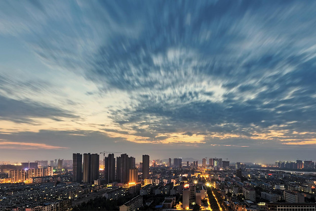 sunset-city-skyline-metropolitan-area-cityscape 图片素材