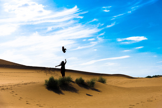 sky-sand-desert-dune-landscape 图片素材