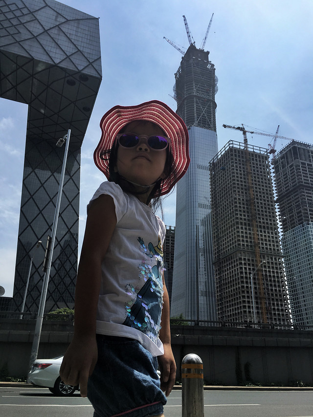 city-street-people-urban-building picture material