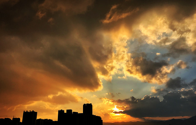 sunset-no-person-dawn-sky-evening picture material
