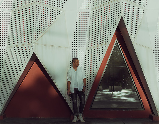 architecture-people-building-triangle-business picture material