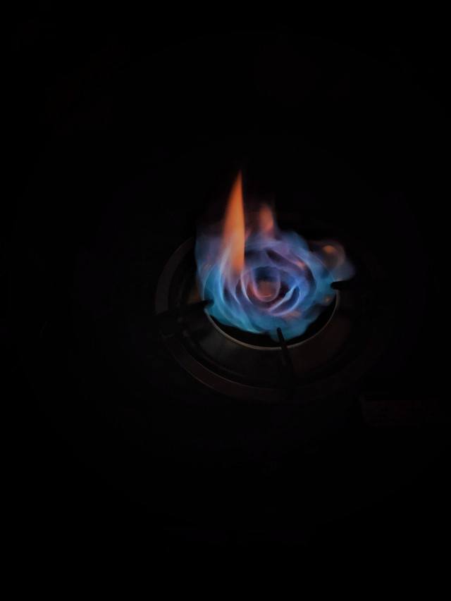 flame-hot-energy-abstract-blue picture material