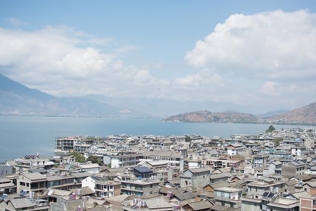 city-town-travel-house-seashore picture material