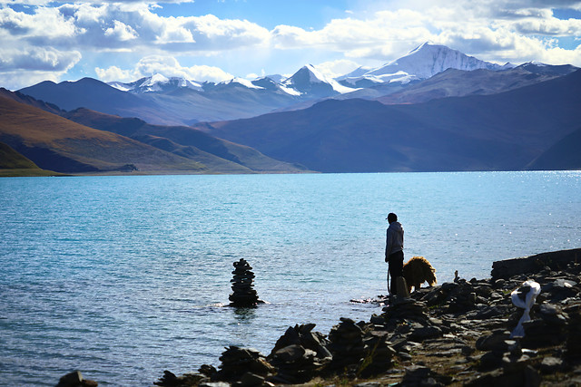 water-lake-mountain-no-person-snow picture material