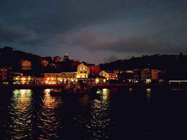 water-sunset-reflection-river-city 图片素材