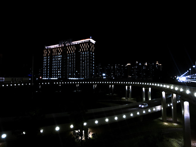 city-street-light-architecture-bridge 图片素材