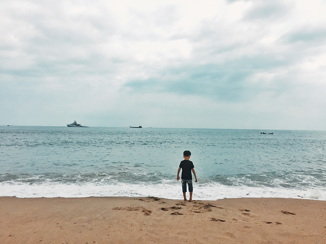 sea-beach-ocean-sky-water 图片素材