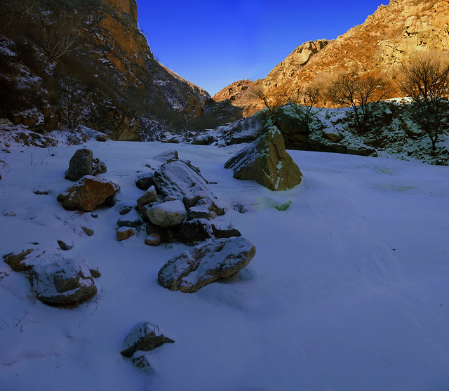 water-no-person-landscape-snow-river 图片素材