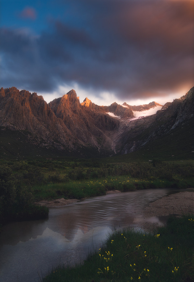 no-person-water-sunset-landscape-travel picture material